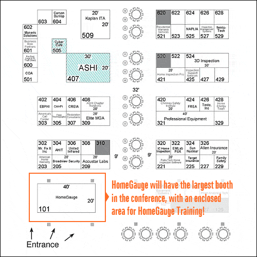 Exhibit Hall Map
