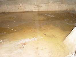 water in crawlspace